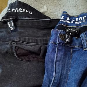 2 pairs of Love & Legend Jeans Size 16